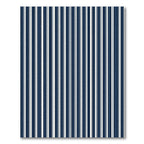 Navy Blue White Vertical Stripe Rug