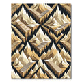 Golden Mountain Staircase Landscape Rug