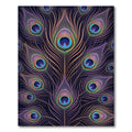 Opulent Peacock Feather Fan Statement Rug