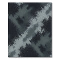 Charcoal Gray Abstract Cloudy Sky Rug