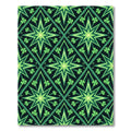 Emerald Clover Geometric Star Mosaic Rug
