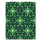 Emerald Clover Geometric Star Mosaic Rug