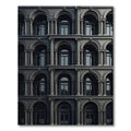 Dark Gray Arch Corinthian Column Rug