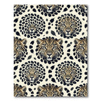 Bold Leopard Face Spots Rug