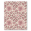Blush Pink Rose Leopard Animal Spot Rug