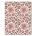 Blush Pink Rose Leopard Animal Spot Rug