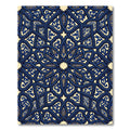 Deep Blue Eastern Star Mandalas Rug