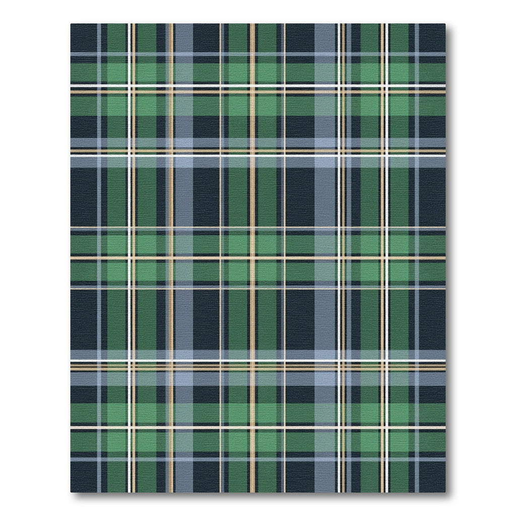 Dark Green Blue Plaid Lines Rug