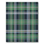 Dark Green Blue Plaid Lines Rug