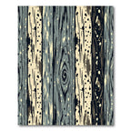 Rustic Wood Grain Splatter Rug