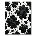 Monochrome Animal Spotted Ink Brush Rug