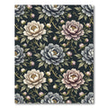 Vintage Cream Blush Peony Botanical Rug