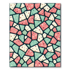 Pastel Terrazzo Muted Mosaic Confetti Floor Rug