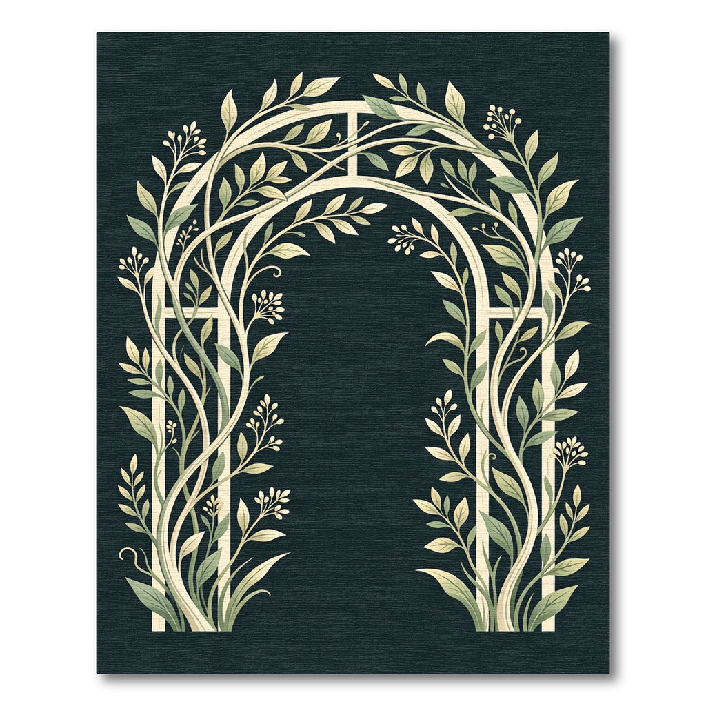 Sage Botanical Arch Willow Cream Rug