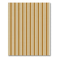 Earthy Ochre and Cream Linear Stripe Rug
