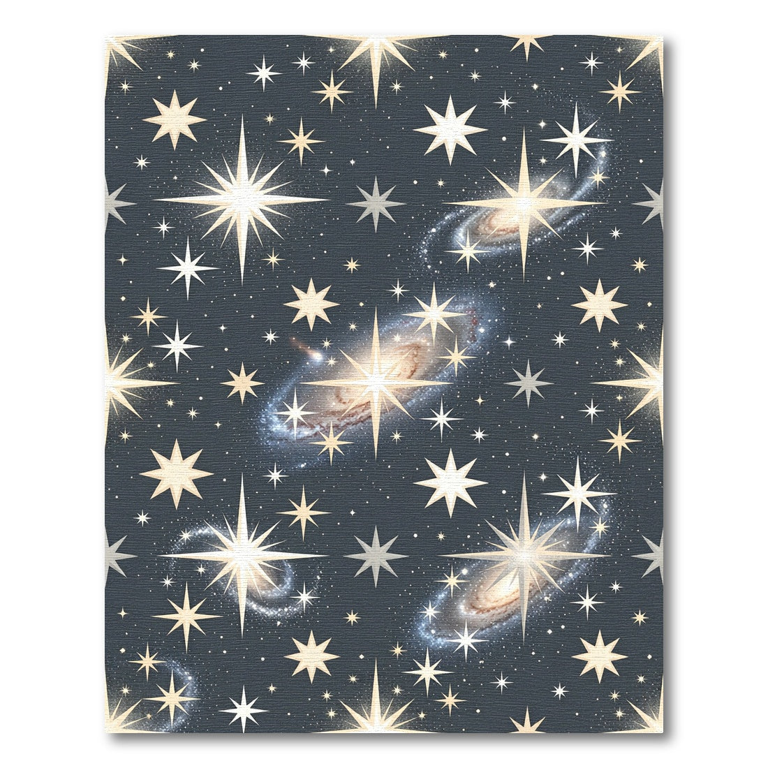 Cosmic Galaxy Starfield Sparkle Rug