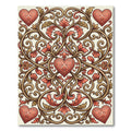 Crimson Heart Vine Flourish Rug