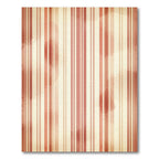 Terracotta Vertical Stripe Watercolor Rug