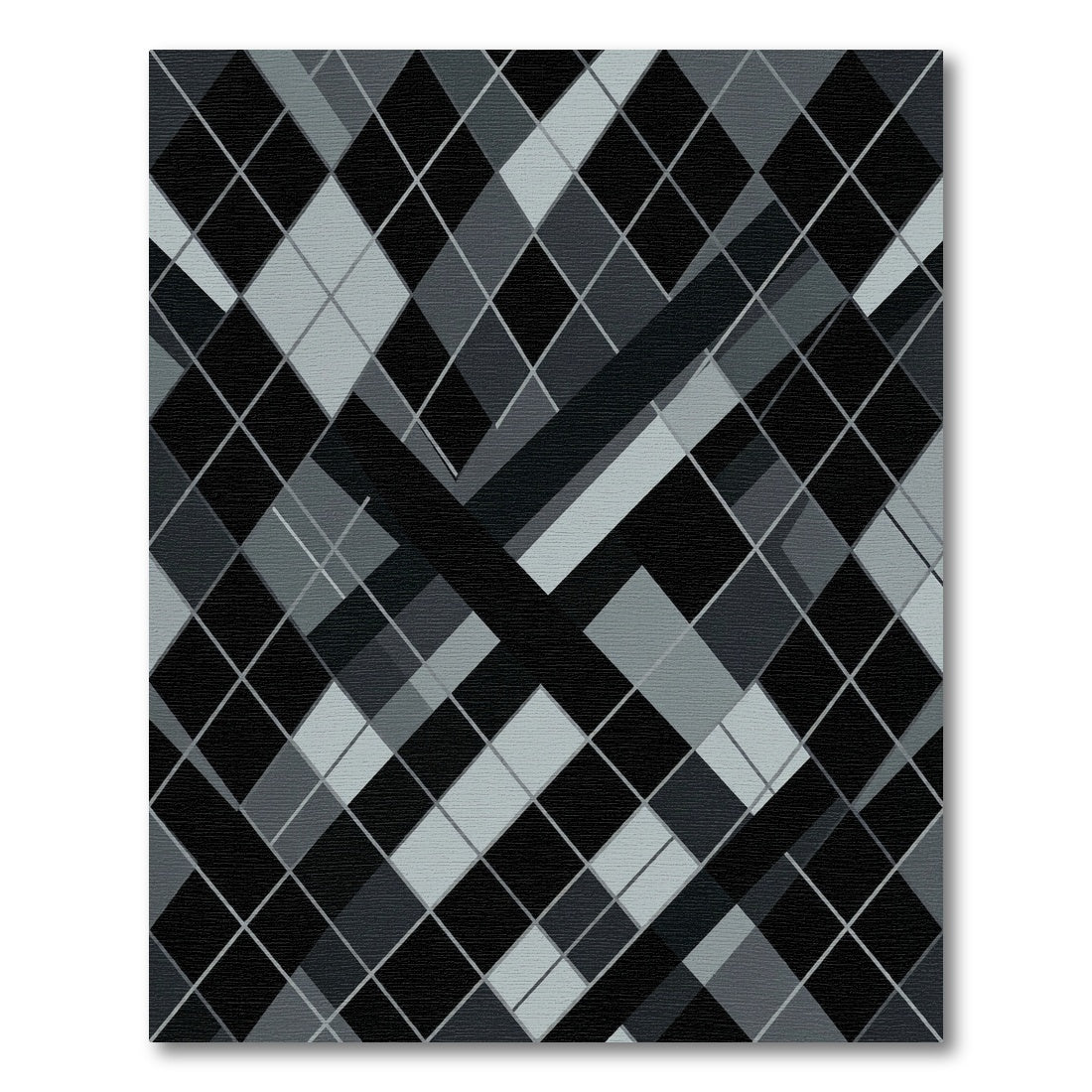 Monochromatic Diamond Overlap Composition Rug