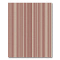 Crimson Cream Vertical Stripe Rug