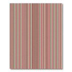 Crimson Cream Vertical Stripe Rug