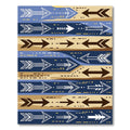 Bold Tribal Arrow Directional Design Rug
