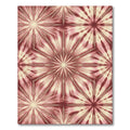 Radiant Crimson Starburst Medallion Rug