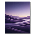 Purple Swirl Gradient Landscape Rug