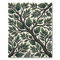 Elegant Verdant Forest Branch Canopy Rug