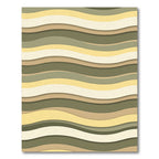 Earthy Tones Wavy Stripes Rug