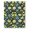 Honey Bee and Wildflower Meadow Rug