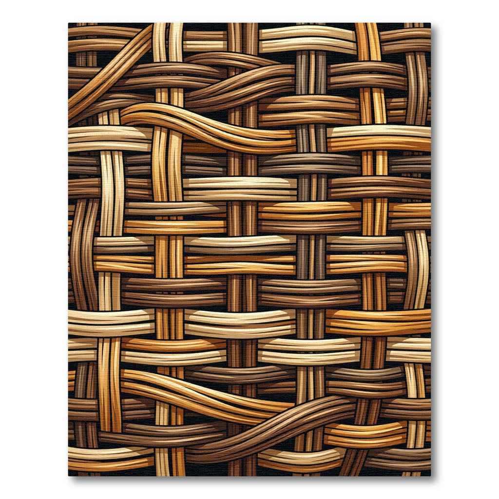 Woven Natural Brown Texture Rug
