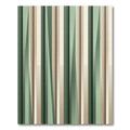 Modern Sage and Neutral Vertical Stripe Rug
