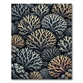 Oceanic Coral Branch Composition Rug