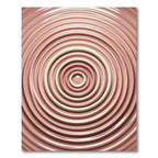 Concentric Shell Ring Ripple Rug