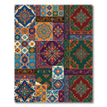 Vibrant Colorful Medallion Patchwork Rug