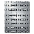 Monochromatic Dot Dash Geometric Rug