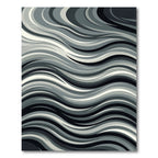 Monochromatic Flowing Curve Lines Rug