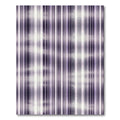 Purple White Stripe Gradient Rug
