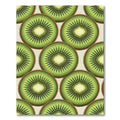 Fresh Kiwi Slice Vibrant Fruit Art Rug