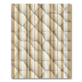 Seaside Tan Pinstripe Quilted Rug