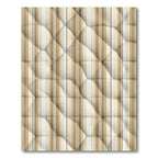 Seaside Tan Pinstripe Quilted Rug