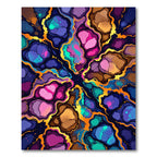 Vibrant Cosmic Amorphous Abstract Rug