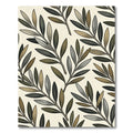 Earthy Olive Branch Medley Rug