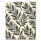 Earthy Olive Branch Medley Rug