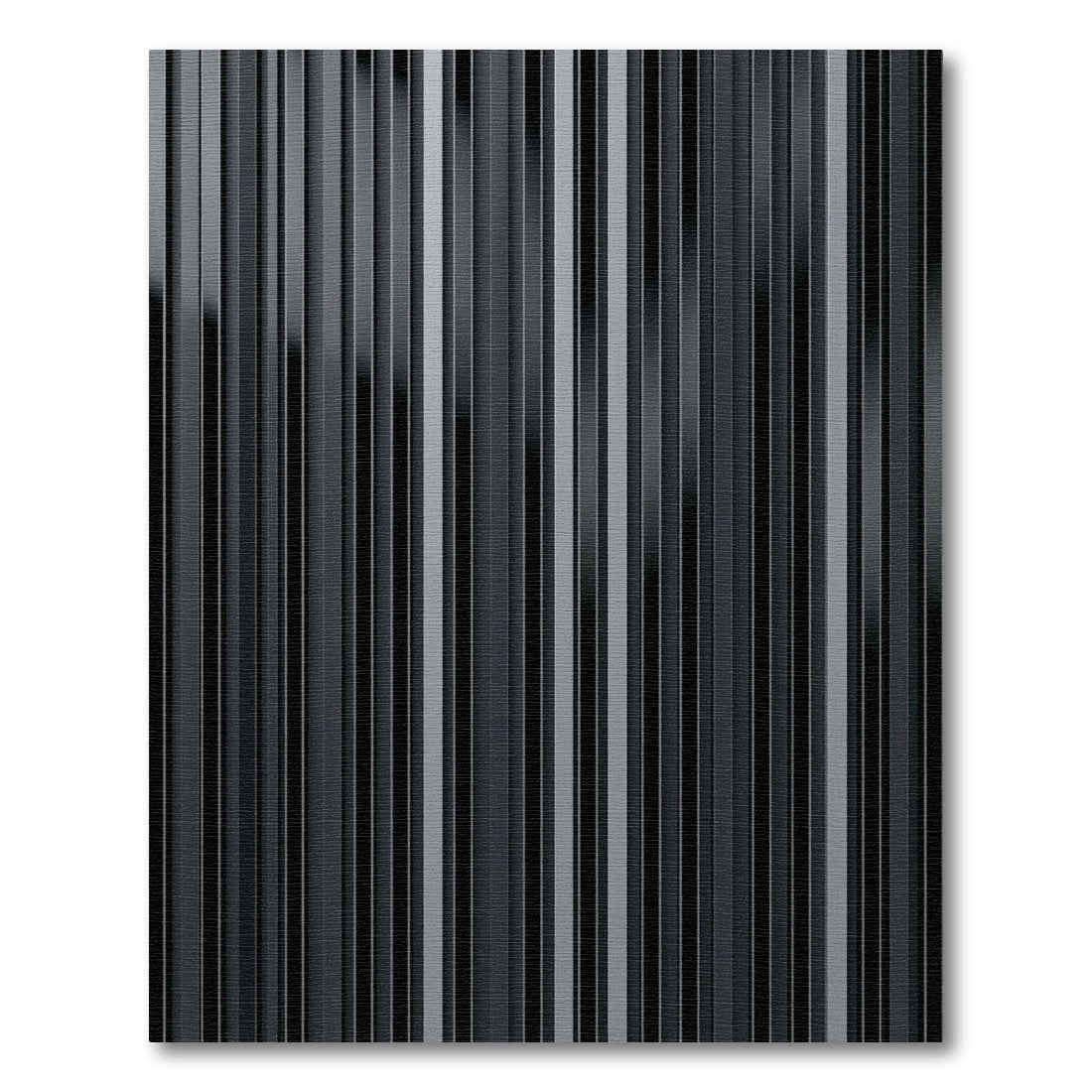 Contemporary Charcoal Vertical Stripe Rug