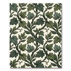 Verdant Green Ivy Vine Floral Rug