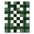 Emerald Forest Plaid Checkered Rug