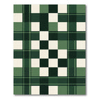 Emerald Forest Plaid Checkered Rug