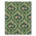 Emerald Green Floral Vase Harmony Rug